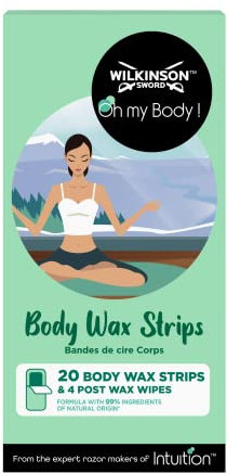 Wilkinson Sword Intuition Oh my Body Wax Strips für Frauen