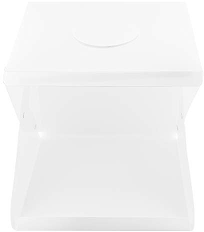 Scatola Luminosa Per Fotografia, Mini Scatola Luminosa Per Studio Fotografico Scatola Luminosa Pieghevole Portatile con 2 Kit di Borse Per Fondali Tenda Per Illuminazione Per Studio Fotografico a LED