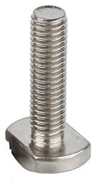 oipwtfbq 1/2/5 Stück M5 M6 M8 Länge 12–60 mm Hammer T-Kopfschraube Aluminium Verbindungsschrauben for 20/30/40/45 Aluminiumprofile 304 Edelstahl(20mm (5pcs),M5)