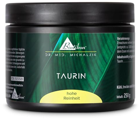 L-Taurine Powder According to Dr. Michalzik No Additives BIOTIKON®