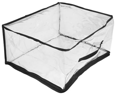 HANABASS Aufbewahrungstasche Für Kinderspielzeug Aus Transparentem Pvc Tragbar Mit Griff Große Kapazität Für Spielzeugorganisation Und Kinderzimmer