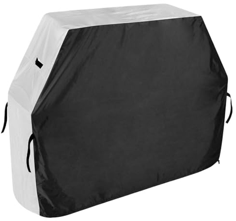 Grillabdeckung, Grillabdeckung mit Griffen, wasserfestes UV & Fade -resistentem Grillschutz, 165x63x114cm, tragbar für Holzkohle G als Grill