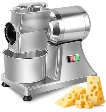 Ralladores eléctricos,Rallador de queso comercial de 550W,Rallador de queso, mantequilla, pan y salvado,40 kg/hora