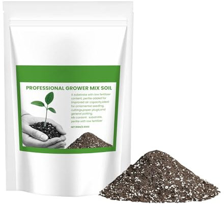 Terriccio Universale per Piante - Mix Naturale Per Vasi - Composto A Rilascio Graduale Con Drenaggio Ottimizzato Per Fiori Orto Interno Ed Esterno