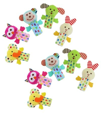 BCOATH 10stücke Weiche Plüsch Tier Finger Puppen Set Für Kleinkinder Junge Mädchen Als Geschichtenerzähl Spielzeug Im Haus