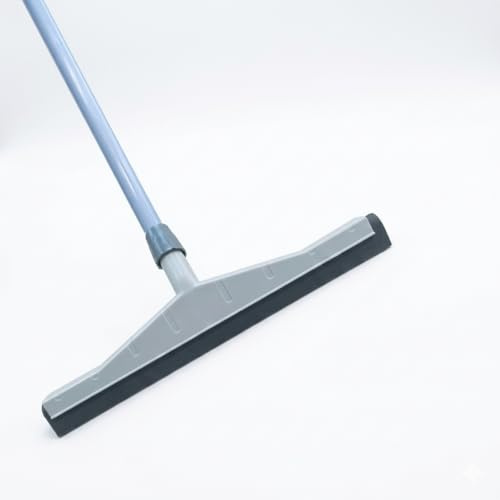 Haragán de Suelo Profesional con Mango de Aluminio, Limpia Suelos Industrial de Polipropileno con Goma de Doble Lámina, Ligero y Resistente, Disponible en 45, 55 y 75 cm (45 cm)
