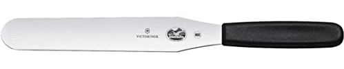 Victorinox Swiss Classic Spachtel zum Backen, Swissmade, 15cm, Flexibel, Edelstahl, rostfrei, schwarz
