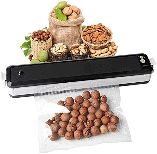 Máquina selladora al vacío Sellador automático de alimentos Selladores al vacío para el hogar Mini sellador de bolsas de cocina Máquina de calor portátil portátil Aspiradora comercial pequeña para e