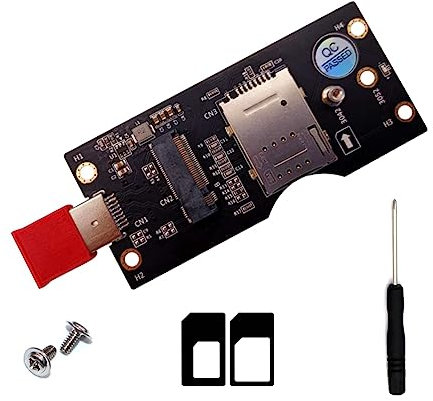 Gsrimgratoe Module NGFF vers SIM avec USB 3.0 Module 3G/4G/5G vers USB 3.0 avec fente pour carte SIM, carte adaptateur portable