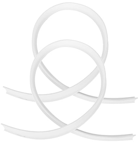 DOITOOL 2piezas Barrera De Agua Ducha Protectores Silicona Resistente Anti-desbordamiento Para Cocina y Baño