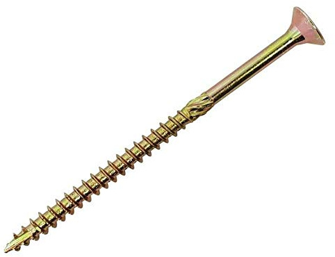 Forgefix FORSPE6120Y Spectre Lot de 100 vis à bois M6 x 120 mm