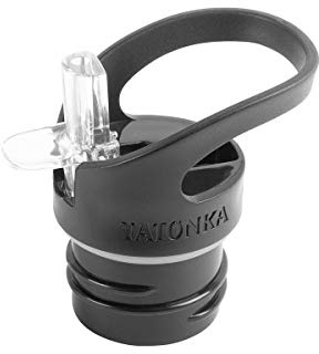 Tatonka Sports Lid – Tappo per borraccia/bottiglia d'acqua con bocchino pieghevole – come coperchio o ricambio per bottiglie in acciaio inox Tatonka