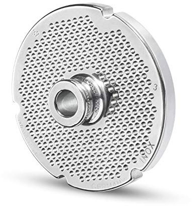 WolfCut Disco forato con mozzo e 4 scanalature per tutti i tipi di tritacarne dimensioni 32 (3,0 mm)