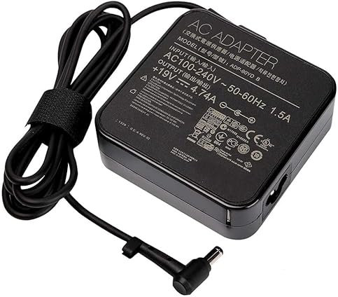 19V 4.74A 90W AC Adapter ADP-90YD B PA-1900-30 Charger Compatible for ASUS UX51VZ UX51V UX450 UX450FD UX450FDA U46JC U46SD U46SV Laptop Power Supply (DC Plug Size: 4.5 * 3.0mm)