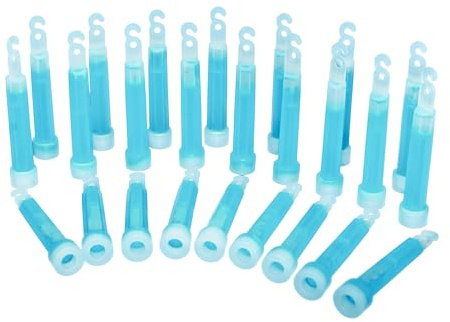 Power-Knicklicht. 4 - 25er Bulkpack Blau (Länge 10cm Durchmesser ca.1,5 cm)