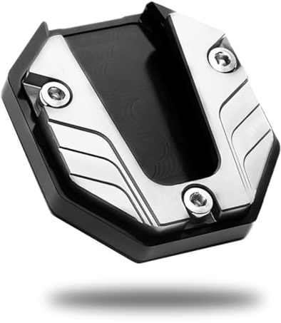 LQI 1 pezzo di estensione della staffa di montaggio cavalletto universale per moto in lega di alluminio antiscivolo accessori per piastra di supporto per cavalletto laterale