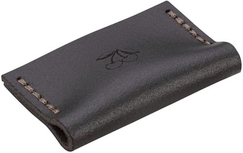 KIRSCHEN Schneidenschutz – Schutz für Stechbeitel mit 40 mm Klingenbreite und Zimmermannsbeitel NERO in 35 mm, Klingenschutz aus Leder, Messerschutz 8505040