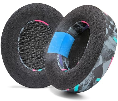 WC Freeze Studio Pro - Cooling Gel Ear Pads for Beats Studio Pro | Made by Wicked Cushions | Does Not Fit Any Other Beats Headphones. Enhanced Foam & Stronger Adhesive | 90's Black