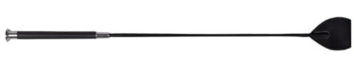 ARBO-INOX Springgerte Fiberglas mit Klatsche 65cm Gelartiger Griff (Schwarz)