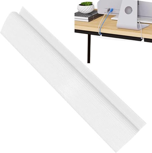 Under Desk Cable Management, Cable Management Tray, Under Desk Cable Manager, Cable Snuffer Manager, Cable Organizer Tray, Desk Cable Organizer 40x6x6cm/15.75x2.3