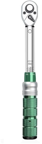 MZZKFC Drehmomentschlüssel Zweirichtungs-Drehmomentschlüssel Mit 72 Zähnen, Drehmomentschlüssel 1/4 Drive Mit Aluminiumgriff Und Importierten Federn, Bike & Moto Inch Pound Torque Wrench(5-60 Nm)