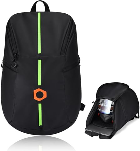 Rucksack für Helme, wasserdichter Motorrad-Rucksack, Aufbewahrungstasche | für Fahrradhelme | reflektierende Rucksäcke für Motorradhelme für Herren, Reitrucksack mit großer Kapazität