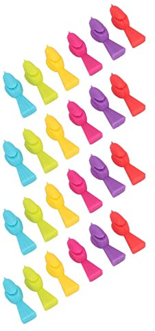 Acouto 4er-Set Tassenetiketten aus Silikon, Wiederverwendbar, Vogel-S-Trinkglas-Kennzeichnungsmarkierungen für Bars, Partys, die Jedem Enthusiasten Mehr Persönlichkeit Verleihen und