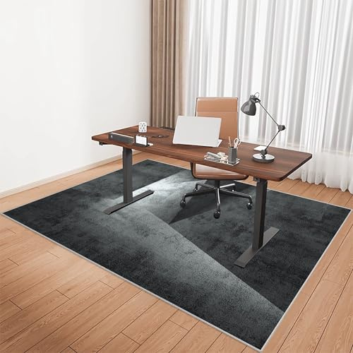 Schutzmatte und Schreibtischstuhl Unterlage 120 x 150 cm, Gaming Stuhl Unterlage, Bürostuhl Bodenschutzmatte Unterlage, Teppich-Stuhlmatte, Bodenschutzmatte für Hartböden, Stuhlunterlage Gaming