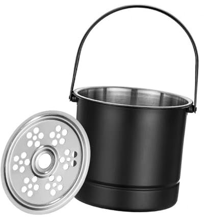 Secchiello per il Ghiaccio, Refrigeratore per Vino in Acciaio Inossidabile con Maniglie Secchiello per il Raffreddamento del Vino Secchiello per il Ghiaccio per Vino con Piastra