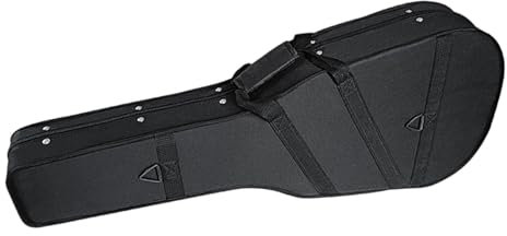 EHJRE E-Gitarrentasche, Gitarren-Hartschalenkoffer mit verstellbaren Trägern, wasserabweisender Schutz, mit Griff, Gitarrenkoffer-Rucksack, One Shoulder 41inch