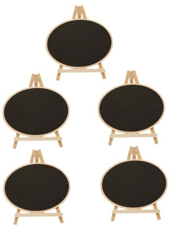 IMIKEYA 5-teiliges Set Mit Kleinen Vertikalen Memo-tafeln Für Den Schreibtisch Tafel-schilder Für Büro Zuhause Hotel Für Weihnachts- Und Hochzeitsdekoration