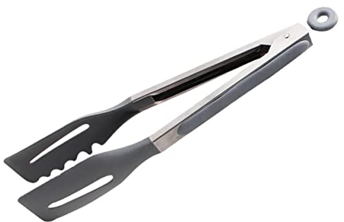 Toyvian Pince à Barbecue En Acier Inoxydable Et Silicone Résistante Chaleur Cuisine Et Pique-