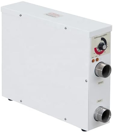 Vridkontroll Termostat Elektrisk poolvärmare Snabbuppvärmning Vattenvärmepump for pooler i marken och ovan marken Badkar SPA Effektiv uppvärmning(5.5KW)