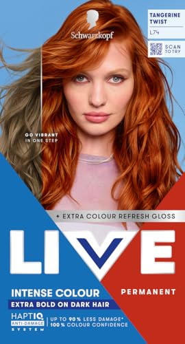 Schwarzkopf LIVE Intense Colour Hair Dye, L74 Tangerine Twist