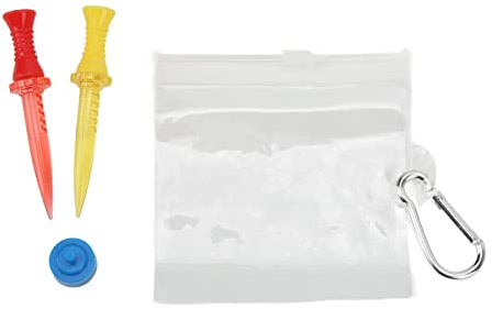 TengXiCLP Magnetischer Golf-Tee-Halter, verstellbares Golf-Tee mit Wasserwaage, 6 Höheneinstellungen für Driving Range-Übungsmatte, Kunststoff-Golf-Tees-Zubehör für gerade und abgelenkte