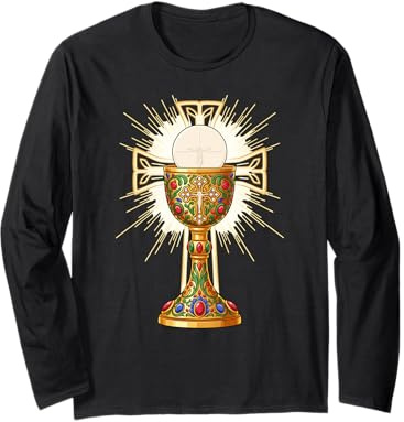 Calice pour l'Eucharistie de Messe Catholique Première Communion Manche Longue