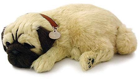 Perfect Petzzz Original Petzzz Huggable Pug Puppy, Realistic, Lifelike Stuffed Interactive Pet Toy, Companion Pet Dog with 100% Handcrafted Synthetic Fur