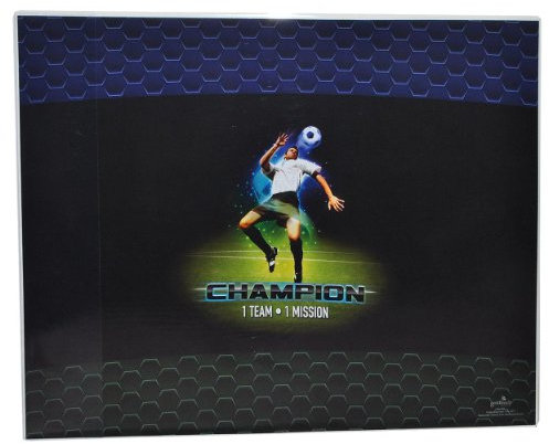 alles-meine.de GmbH Schreibtischunterlage Fussball 50 cm * 39 cm - Unterlage/Knetunterlage/Tischunterlage für Jungen Kinder Fußball Champion Sport