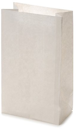 6 x Lichttüten/Decolights Basic (Weiß / 26,5 x 15,5 x 9 cm) NICHT ENTFLAMMBAR