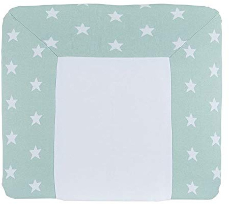 Baby's Only - Wickelauflagenbezug Star - Mint/Weiß - 75x85 cm