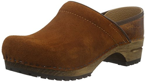 Sanita Nanna Closed 456335, Clogs, Braun (Cognac 15), 40 EU (6.5)