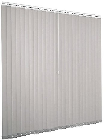 Ventanara® Lamellenvorhang grau Vertikaljalousie 89mm inklusive Montagematerial 200 x 180 cm