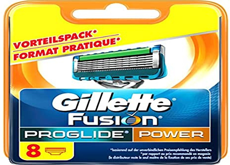 Auslaufmodell Gillette Fusion ProGlide Power Rasierklingen, 8 Stück, standard Verpackung