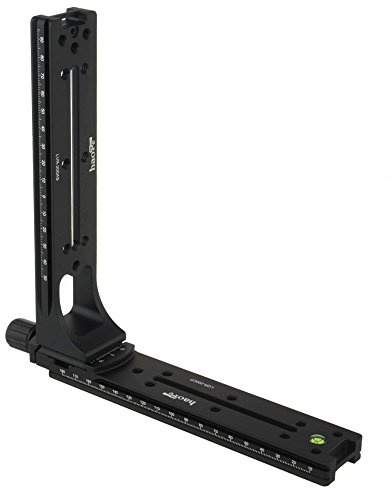 Haoge Quick Release L Plate Nodal Slide Vertical Rail Set for Panorama Panorama Head Fit Arca Swiss Type Tripod Ballhead Ball Head Clamp AS