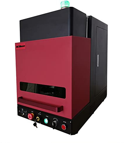 MCWlaser Raycus Enclosed Laser gravur Markier Maschine Fiber Laser Cutting 30W
