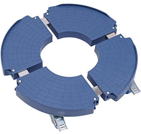 Pflanzenroller Durchmesser 40-58cm Verstellbarer Pflanzenroller Outdoor mit Innenbereich, Doppelrad Blumenrollbrett Tragkraft 400kg