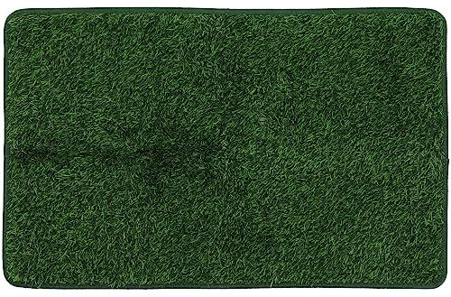 ULTECHNOVO Grass Pee Pads Fake Grass Pee for Dog, Artificial Grass Rug Pad Pee Pads for Potty Tray, Indoor Washable Grass Mat for Puppy Dog Pet Potty Training Puppy Potty Training Pads