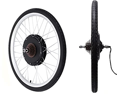 TaNeHaKi Elektrofahrrad, 28 Zoll, E-Bike Umbausatz, Hubmotor 48 V, 1000 W, Linearzugbremse, Silber
