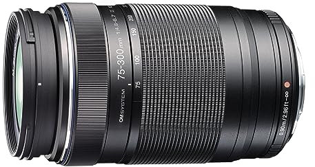 OM SYSTEM EZ-M7530 M.Zuiko Digital 75-300mm 1:4.8-6.7 Lens II, suitable for all MFT cameras (Olympus, OM-D & PEN models, Panasonic G series), black