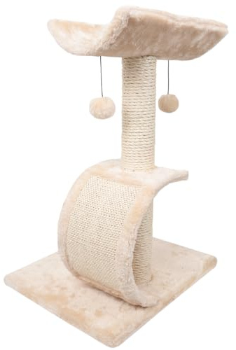 Nobleza - Árbol Rascador para Gatos Medidas: 41 * 35 * 60 cm, Color：Beige